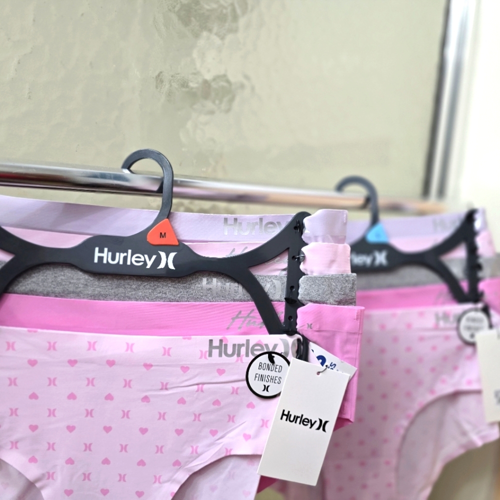 NWT Hurley Beautiful 3PK Multicolor Briefs, SZs L & M. Bonded Finishes. $35 Each - Picture 12 of 12